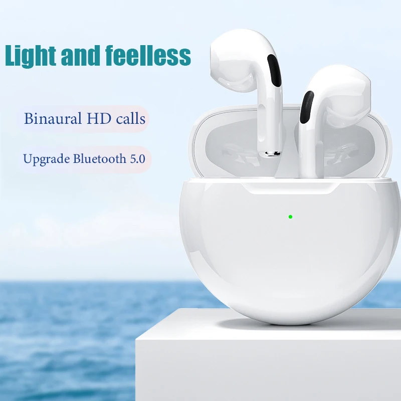 Original Air Pro 6 TWS Wireless Bluetooth Headphones 5.0 Earphones Mini In-Ear Headphones for Xiaomi Android iPhone Earbuds new
Original Air Pro 6 TWS Wireless Bluetooth Headphones 5.0 Earphones Mini In-Ear Headphones for Xiaomi Android iPhone Earbuds new