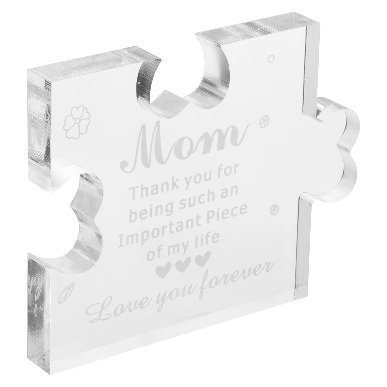 Acrylic Puzzle Ornaments Mothers Day Table Decor Ceramic Sign Decorations Decors Mother's Centerpiece Home Gifts
Acrylic Puzzle Ornaments Mothers Day Table Decor Ceramic Sign Decorations Decors Mother's Centerpiece Home Gifts