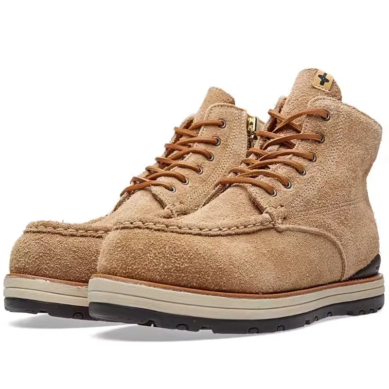VISVIM deer suede leather handmade Goodyear thick-soled shock-absorbing shoes Martin work boots for men
VISVIM deer suede leather handmade Goodyear thick-soled shock-absorbing shoes Martin work boots for men