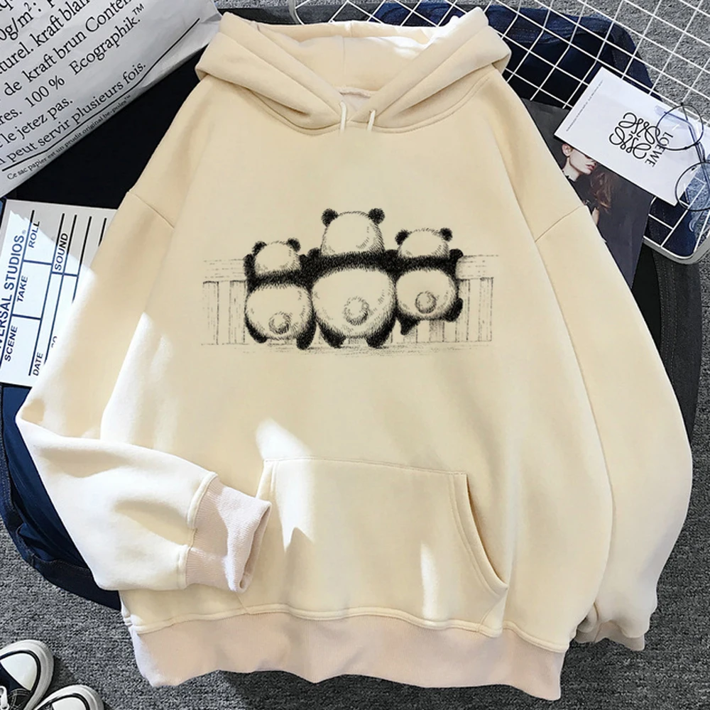 Panda hoodies women vintage harajuku long sleeve top anime Hood tracksuit female vintage sweater
Panda hoodies women vintage harajuku long sleeve top anime Hood tracksuit female vintage sweater