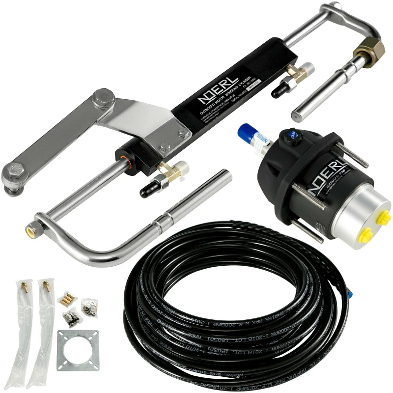 90hp Universal Hydraulic Outboard Steering System Boat Balance Cylinder Rudder Kit
90hp Universal Hydraulic Outboard Steering System Boat Balance Cylinder Rudder Kit