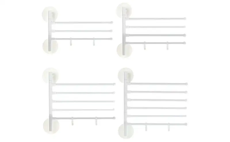 Wall Mounted Towel Rack Bathroom Accessories Folding Multiple Arm Wall Mounted Swing Hangers for Kitchen Bathroom Toilet
Wall Mounted Towel Rack Bathroom Accessories Folding Multiple Arm Wall Mounted Swing Hangers for Kitchen Bathroom Toilet