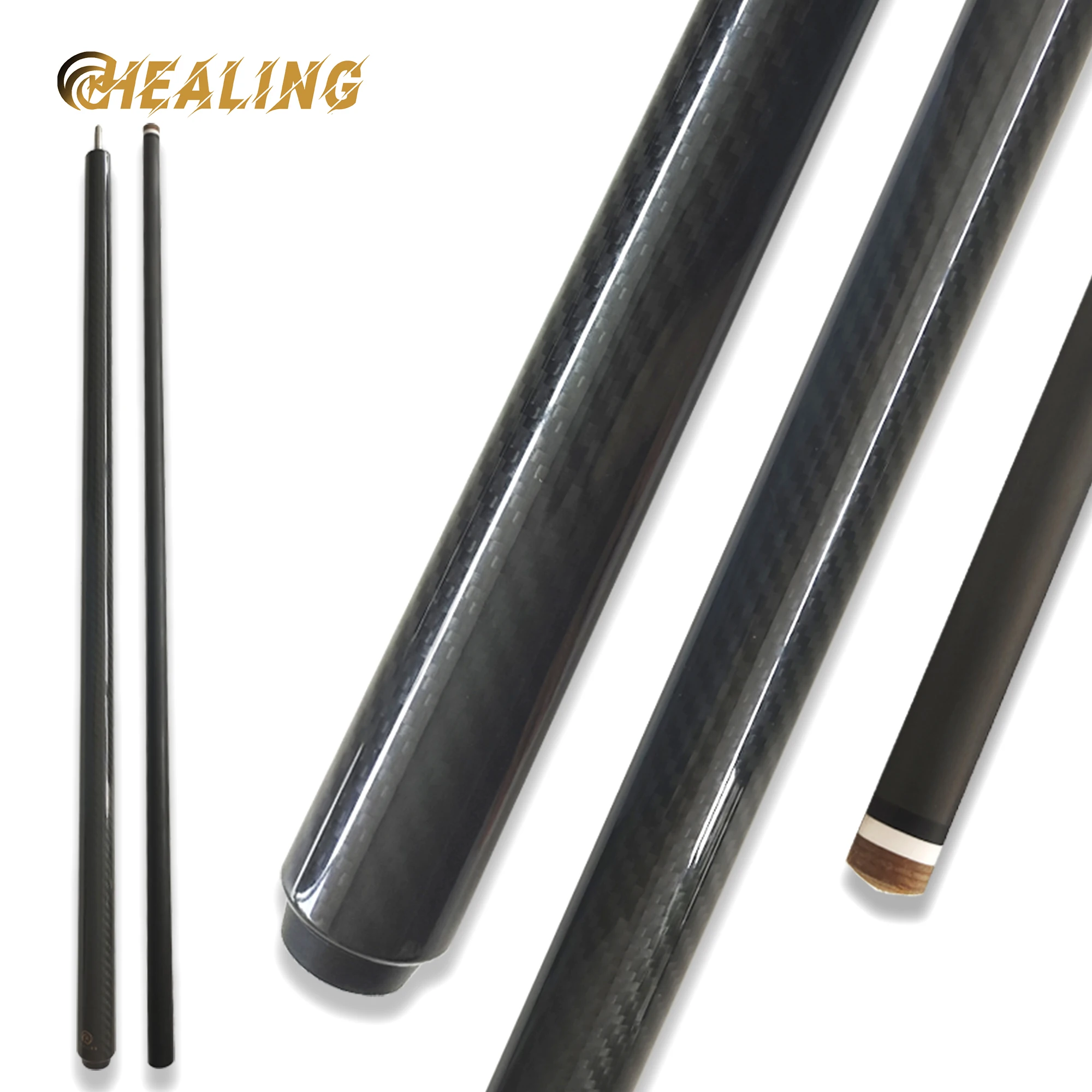 High Technic Professiona Carbon Fiber Light Billiard Cue 12.8mm Tip Uni-Lock Joint 147cm/58in taco billar
High Technic Professiona Carbon Fiber Light Billiard Cue 12.8mm Tip Uni-Lock Joint 147cm/58in taco billar