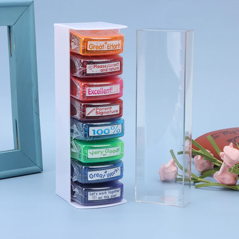 8pcs Colorful Teacher Seal School Grading Teacher Schoolhouse Kids Gift Stamp DIY Toy Stamps for Kids
8pcs Colorful Teacher Seal School Grading Teacher Schoolhouse Kids Gift Stamp DIY Toy Stamps for Kids