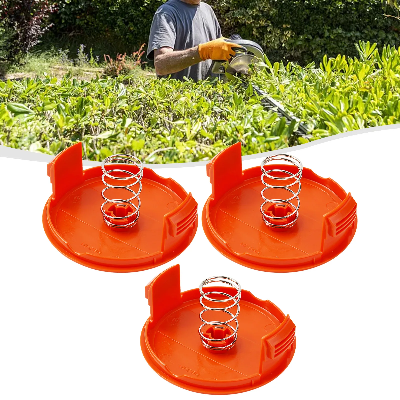 Grass Trimmer Parts Lawn Mower Head Cap Garden Power Tools Accessories 3pcs Brush Cutter Spool Line Cover Plastic
Grass Trimmer Parts Lawn Mower Head Cap Garden Power Tools Accessories 3pcs Brush Cutter Spool Line Cover Plastic