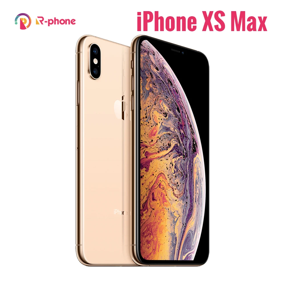 Apple iPhone XS Max мобильный телефон 6 5 дюймов разблокированный 4 Гб ОЗУ 64 Гб/256 ГБ