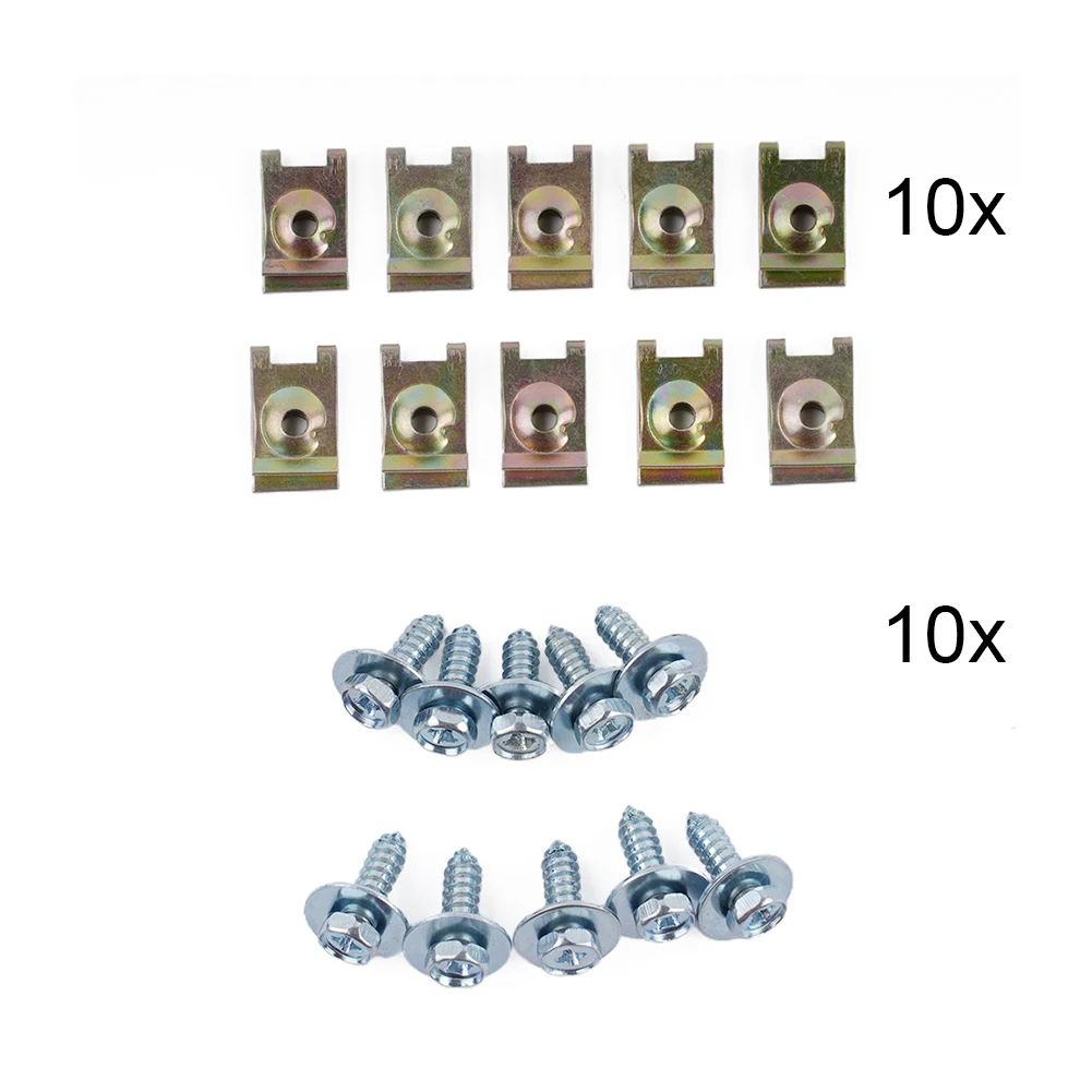 10 Set/kit Screws Sheet Metal Nut Underbody Fender Screw Clips For BMW For Opel For Ford For Skoda Car Accessories
10 Set/kit Screws Sheet Metal Nut Underbody Fender Screw Clips For BMW For Opel For Ford For Skoda Car Accessories