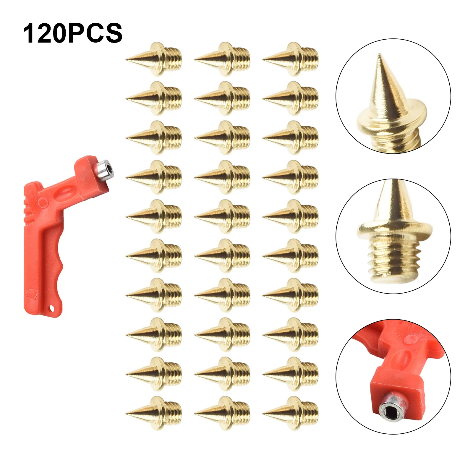 120 Pieces 1/4 Inch Track Spikes Track And Field Shoe Spikes Steel Spikes For Shoe Spikes Wear-resistant Steel Spikes
120 Pieces 1/4 Inch Track Spikes Track And Field Shoe Spikes Steel Spikes For Shoe Spikes Wear-resistant Steel Spikes