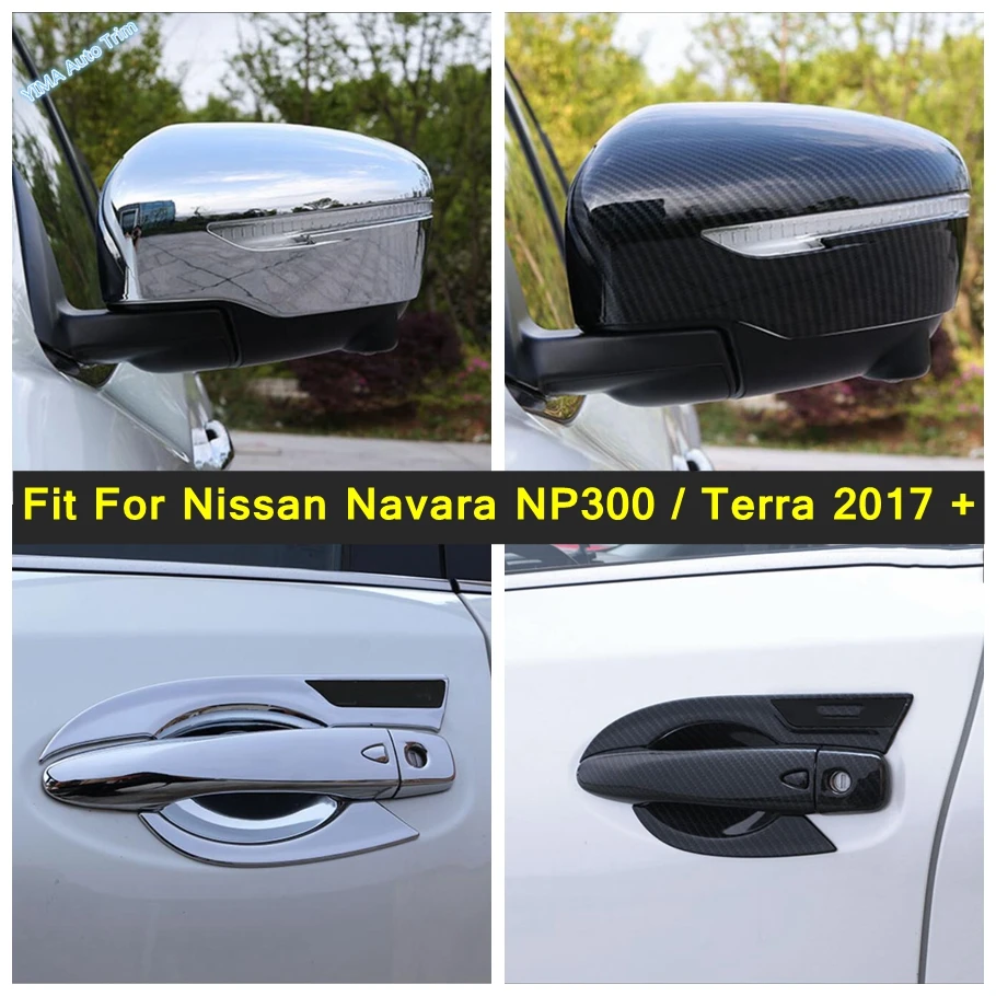 Outside Car Door Handle Scratch Protector Rearview Mirror Cover Trim Chrome Exterior For Nissan Navara NP300 / Terra 2017 - 2021
Outside Car Door Handle Scratch Protector Rearview Mirror Cover Trim Chrome Exterior For Nissan Navara NP300 / Terra 2017 - 2021