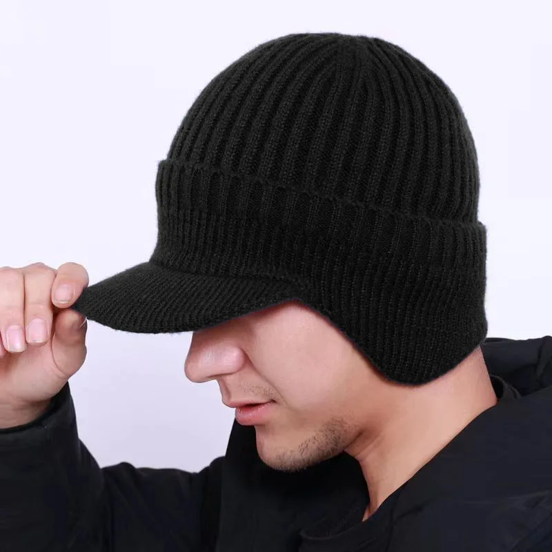 Winter Ears Protected Hats for Men Thicker Beanies Knitted Cap Autumn Cycling Beanie Women Fleece-lined Warmer Bonnet Solid Cap
Winter Ears Protected Hats for Men Thicker Beanies Knitted Cap Autumn Cycling Beanie Women Fleece-lined Warmer Bonnet Solid Cap