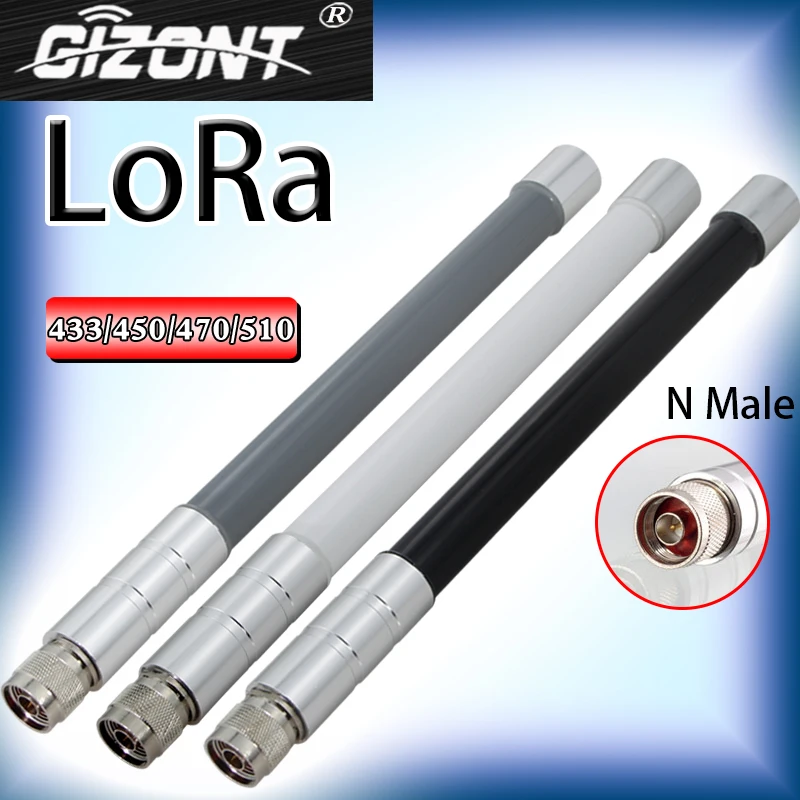 433MHz fiberglass antenna omnidirectional high gain LORA module 450-470-510mhz radio data transmission station N male antenna
433MHz fiberglass antenna omnidirectional high gain LORA module 450-470-510mhz radio data transmission station N male antenna