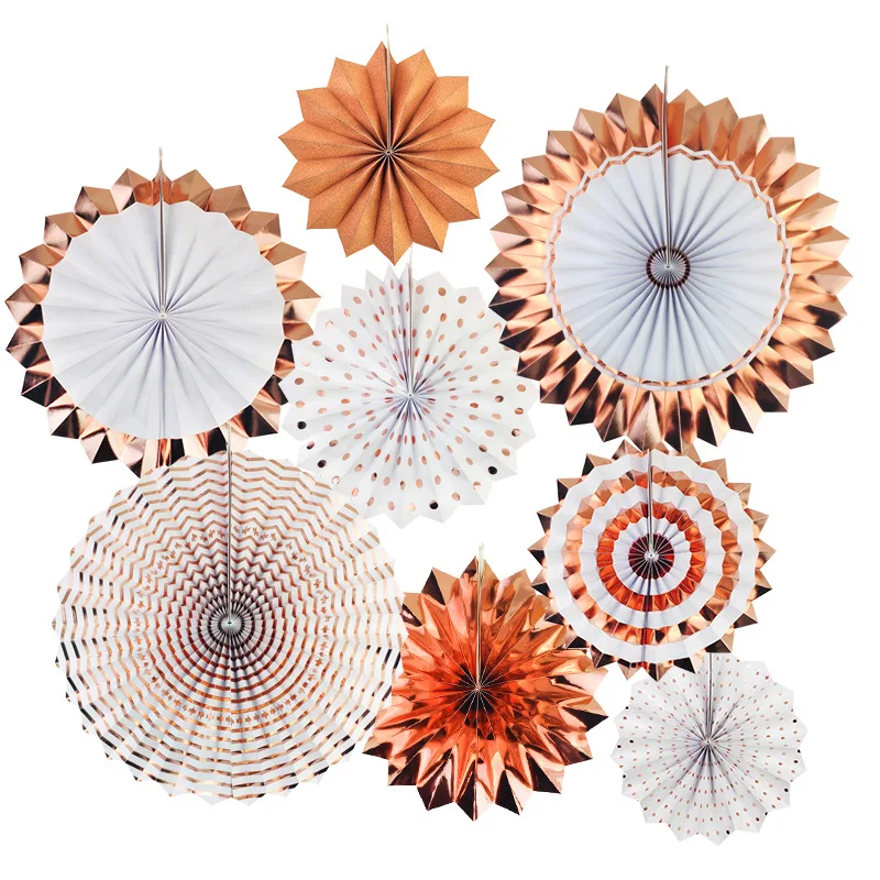 Creative 8Pcs/Set Tissue Paper Fan Suit Wedding Decoration Wedding Birthday Party Decoration Garland Hanging Decoration Article
Creative 8Pcs/Set Tissue Paper Fan Suit Wedding Decoration Wedding Birthday Party Decoration Garland Hanging Decoration Article