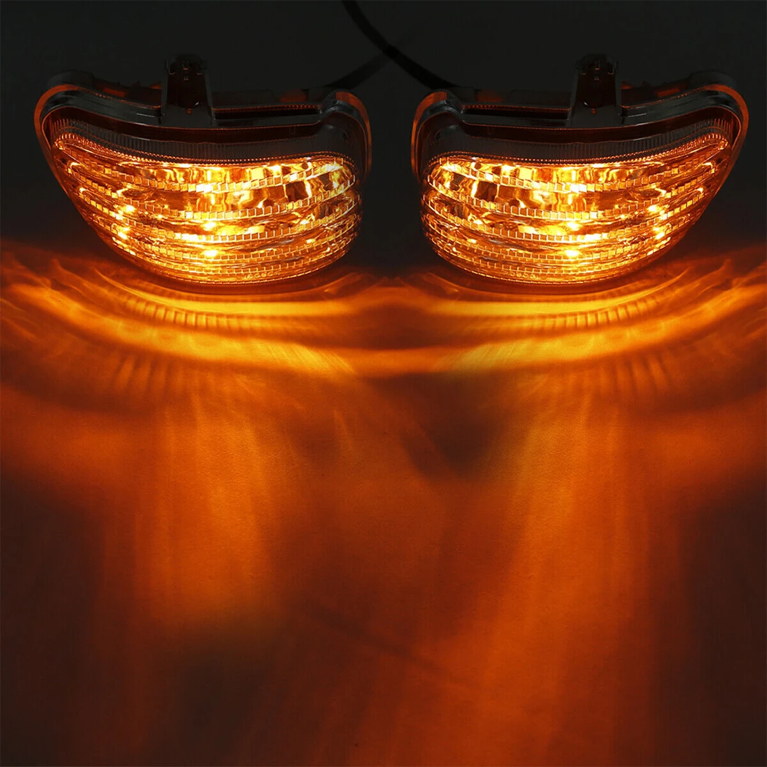 NEW 1 Pair Clear Lens Front Turn Signal Light Fit for Honda Goldwing GL1800 F6B 2017 2016 2015 2014 2013
NEW 1 Pair Clear Lens Front Turn Signal Light Fit for Honda Goldwing GL1800 F6B 2017 2016 2015 2014 2013