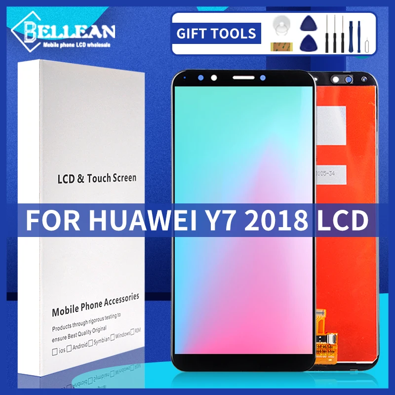 Catteny 6 0 дюймов Y7 Pro 2018 дисплей для Huawei ЖК-дисплей с сенсорным экраном дигитайзер в