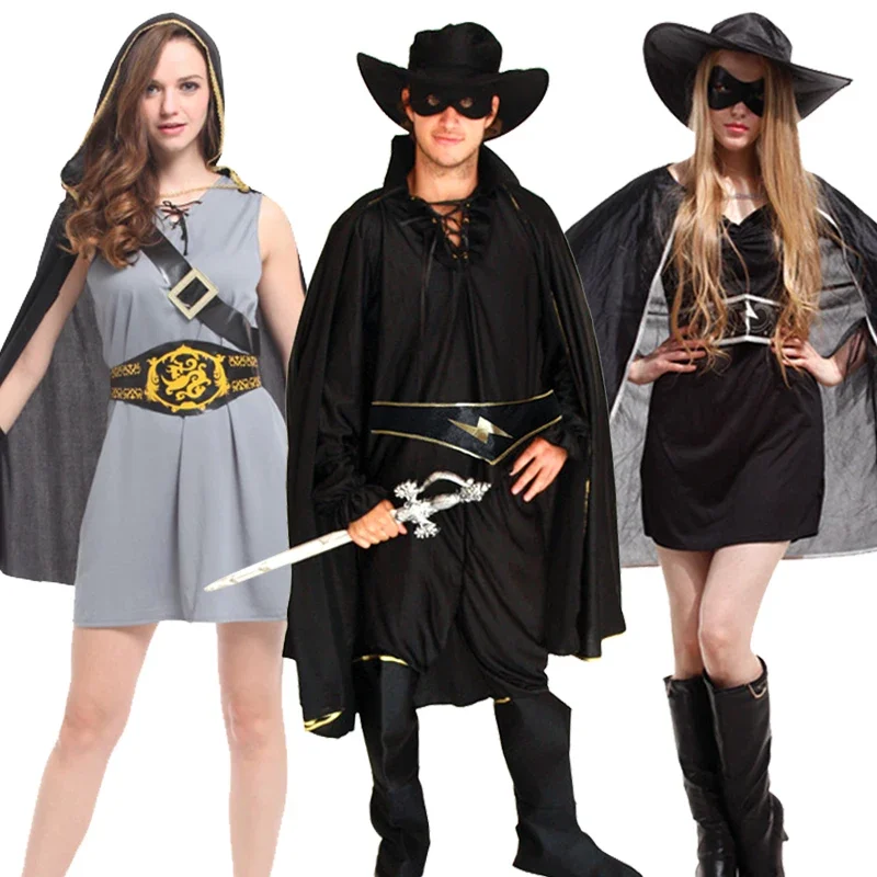 

Карнавальные взрослые рыцарские костюмы с шляпой охотничьи костюмы воин маскарадный костюм Пурим Вечерние