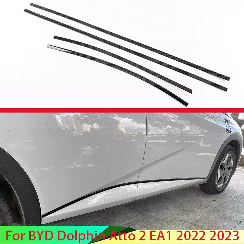 For BYD Dolphin Atto 2 EA1 2022 2023 Car Accessories Carbon Fiber Style Side Door Body Molding Moulding Trim
For BYD Dolphin Atto 2 EA1 2022 2023 Car Accessories Carbon Fiber Style Side Door Body Molding Moulding Trim