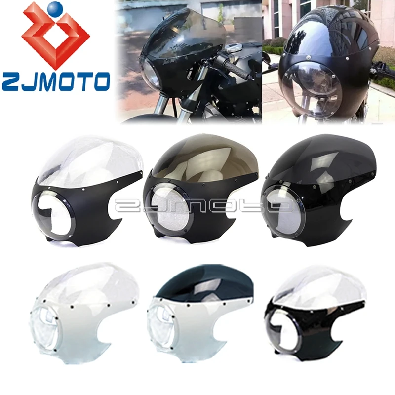 Обтекатель фары мотоцикла 5-3/4 дюйма для Harley Cafe Racer Sportster Dyna W/ 39 мм Forks FX/XL 883 1200 Передняя обтекатель мотоцикла
Обтекатель фары мотоцикла 5-3/4 дюйма для Harley Cafe Racer Sportster Dyna W/ 39 мм Forks FX/XL 883 1200 Передняя обтекатель мотоцикла