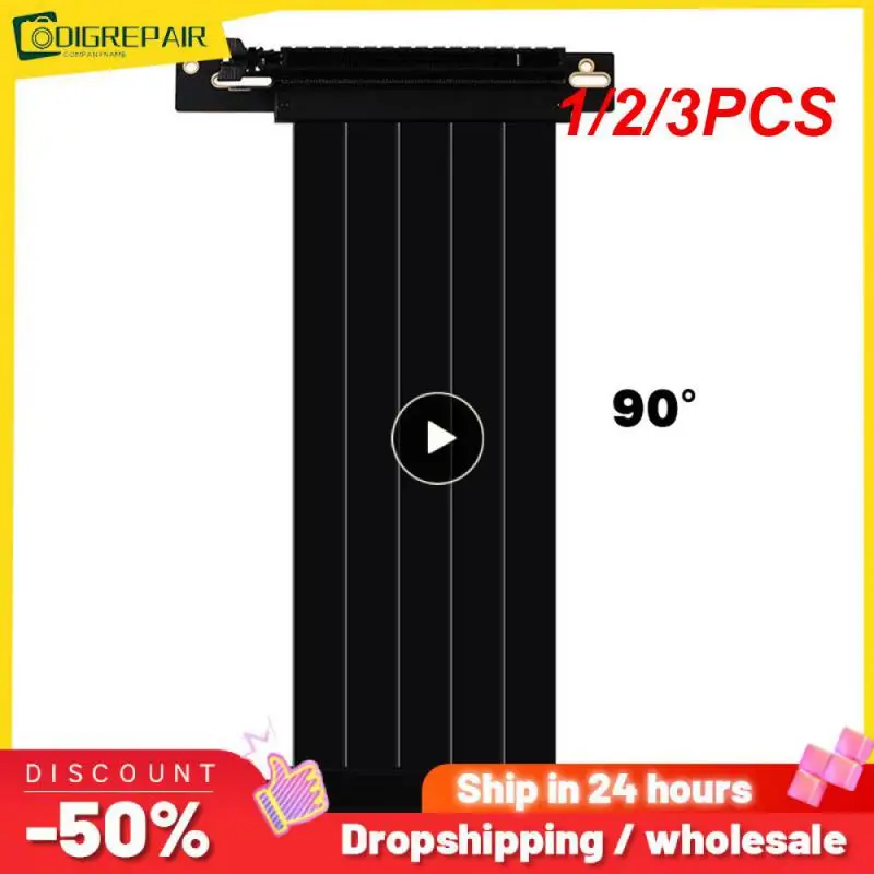 1/2/3PCS Full Speed 3.IE X16 Riser Cable Graphics Card Extension Cable PCI Express Riser Shielded Extender with antijam for GPU
1/2/3PCS Full Speed 3.IE X16 Riser Cable Graphics Card Extension Cable PCI Express Riser Shielded Extender with antijam for GPU