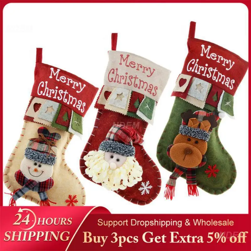 

Christmas Socks Easy To Carry Convenient Christmas Accessories Christmas Ornaments Comfortable And Soft Durable Large Socks Cozy