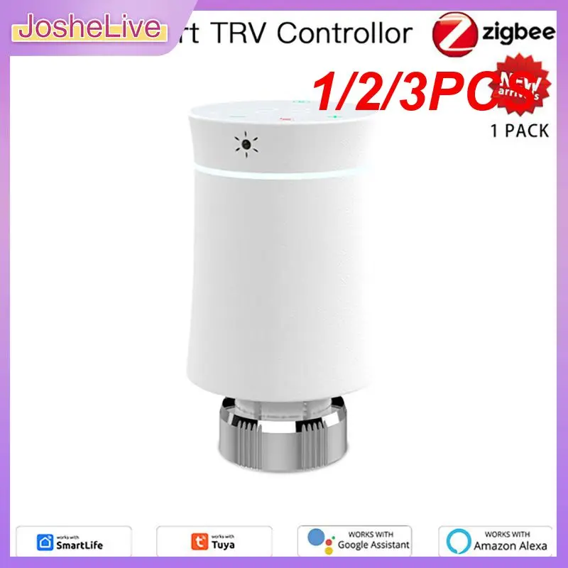 Клапан привода радиатора ZigBee3.0 TRV, умный программируемый термостат для контроля температуры Alexa home, 1/2/3 шт.
Клапан привода радиатора ZigBee3.0 TRV, умный программируемый термостат для контроля температуры Alexa home, 1/2/3 шт.
