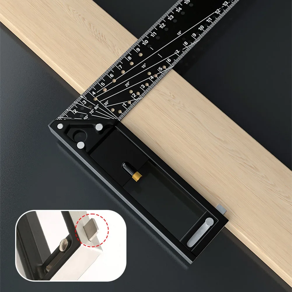 High-quality Practical Brand-New Measuring Ruler Tool Ruler High Carbon Steel Multi-Angle Precise Silver Clear Scale
High-quality Practical Brand-New Measuring Ruler Tool Ruler High Carbon Steel Multi-Angle Precise Silver Clear Scale