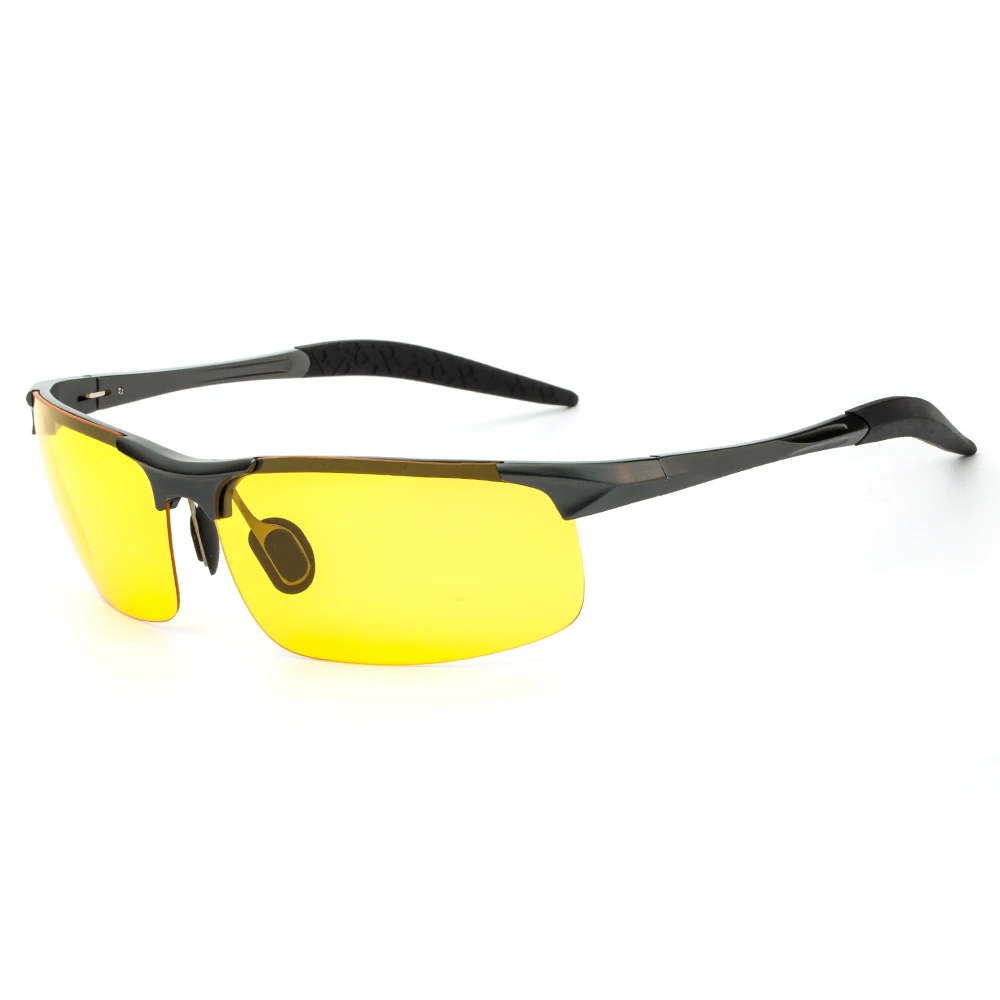 

Sunglasses for Men TOMYE 8177Y Classic Fashion Aluminum Magnesium Frame Yellow Polarized Daily Outdoor Sports Casual Eyewear