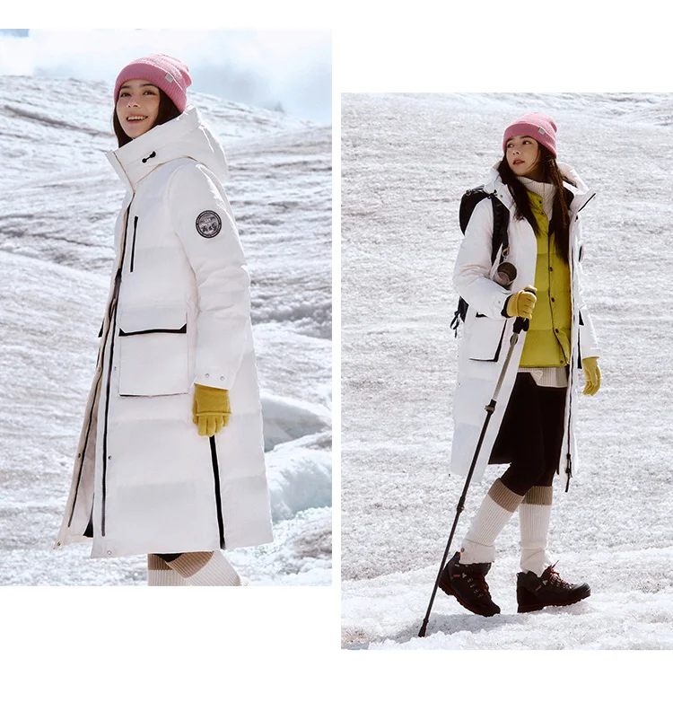 Semir Long Down Jacket 2024 Winter New Windproof Warm Loose Casual Jacket Semir Long Down Jacket 2024 Winter New Windproof Warm Loose Casual Jacket