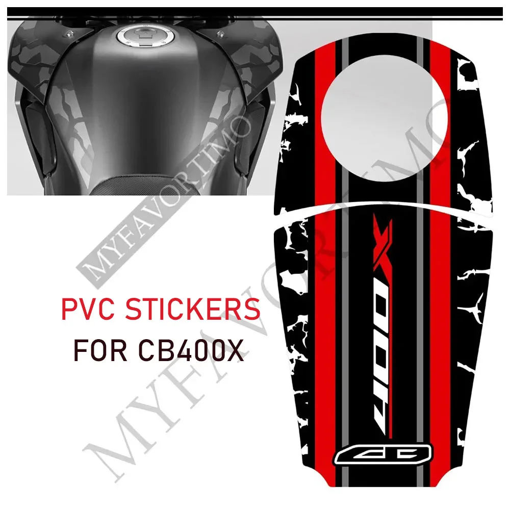 

Motorcycle Sticker Decal Emblem Trunk Luggage Fairing Fender Fuel Oil Kit Knee For Honda CB400X CB 400X Protector Tank Pad