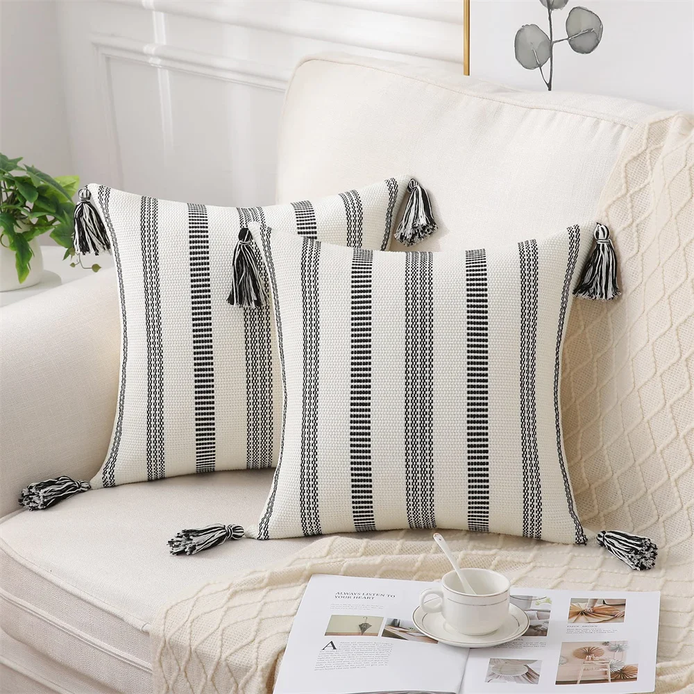 Olanly Cotton Pillow Cover 45x45cm Striped Cushion Cover Decorative Pillowcase For Sofa Car Home 50x50 Luxury Throw Pillow Case
Olanly Cotton Pillow Cover 45x45cm Striped Cushion Cover Decorative Pillowcase For Sofa Car Home 50x50 Luxury Throw Pillow Case