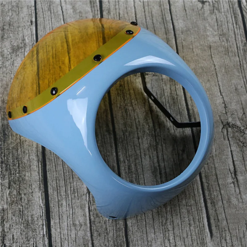 Motorcycle Headlight Fairing Wind Screen Cover Retro Cafe Racer 7 Inch Headlight Fairing
Motorcycle Headlight Fairing Wind Screen Cover Retro Cafe Racer 7 Inch Headlight Fairing