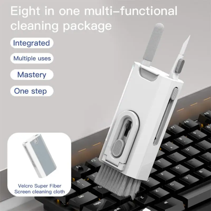 8-in-1 Multifunctional Computer Screen Keyboard Cleaner Brush Kit Earphone Cleaning Pen For Headset IPad Phone Cleaning Tools
8-in-1 Multifunctional Computer Screen Keyboard Cleaner Brush Kit Earphone Cleaning Pen For Headset IPad Phone Cleaning Tools