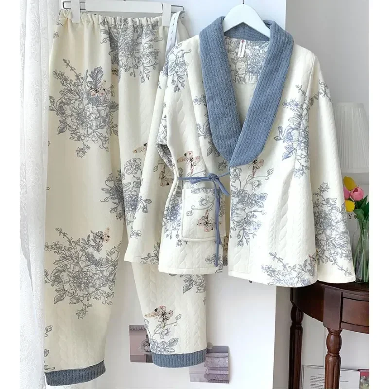 Two-piece Homewear Air Women Spring Winter V-neck Warm Postpartum Clothes Cotton Autumn Nursing 2023 Pajamas
Two-piece Homewear Air Women Spring Winter V-neck Warm Postpartum Clothes Cotton Autumn Nursing 2023 Pajamas
