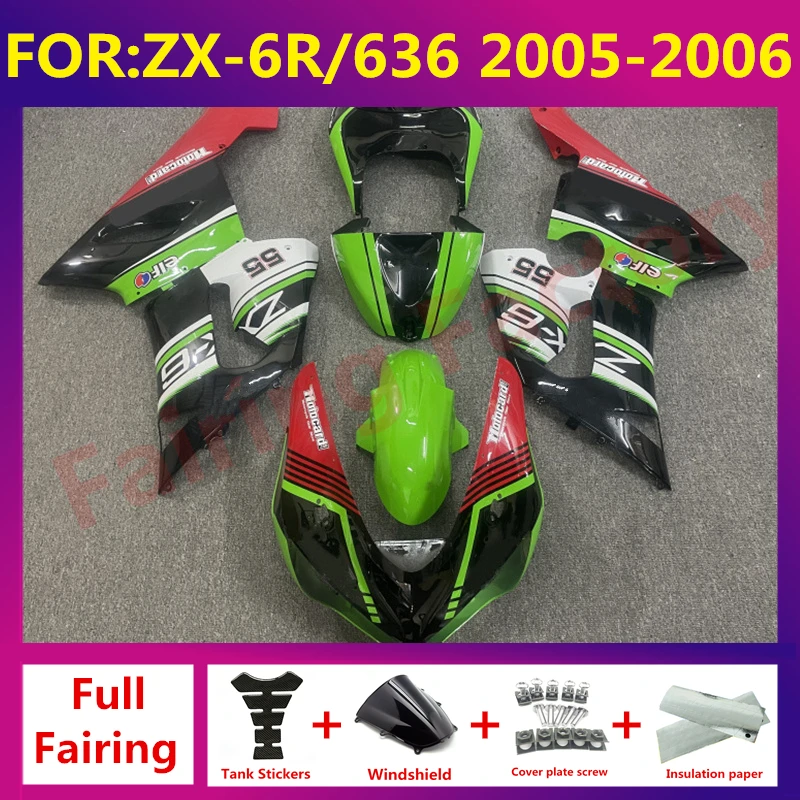 New ABS Motorcycle Fairing kit Fit For kawasaki ZX6R 636 ZX-6R zx-6 2005 2006 05 06 full fairings bodywork zxmt set green black
New ABS Motorcycle Fairing kit Fit For kawasaki ZX6R 636 ZX-6R zx-6 2005 2006 05 06 full fairings bodywork zxmt set green black