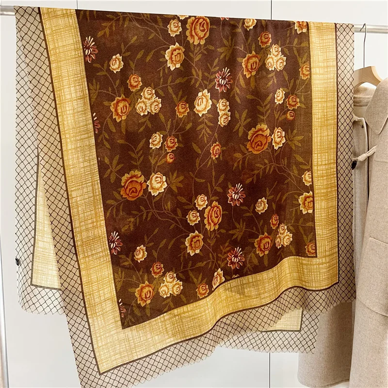 100*200cm long Scarves 100% pure cashmere scarf for Women Pashmina Design Print Shawls Wrap Female Blanket Soft Echarpe Poncho
100*200cm long Scarves 100% pure cashmere scarf for Women Pashmina Design Print Shawls Wrap Female Blanket Soft Echarpe Poncho