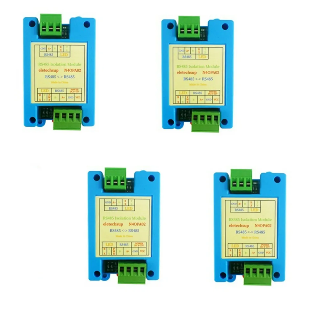 4X3KV Protector RS485 Isolated Network Bus HUB Router Repeater 485 Signal Regenerator Booster Amplifier For PLC IO HMI TP Relay
4X3KV Protector RS485 Isolated Network Bus HUB Router Repeater 485 Signal Regenerator Booster Amplifier For PLC IO HMI TP Relay