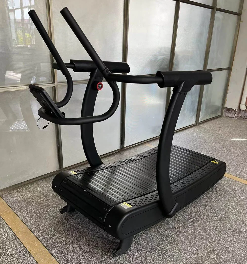 

Self Generating gym commercial treadmill R1000 curved treadmill running machine for running and sprint