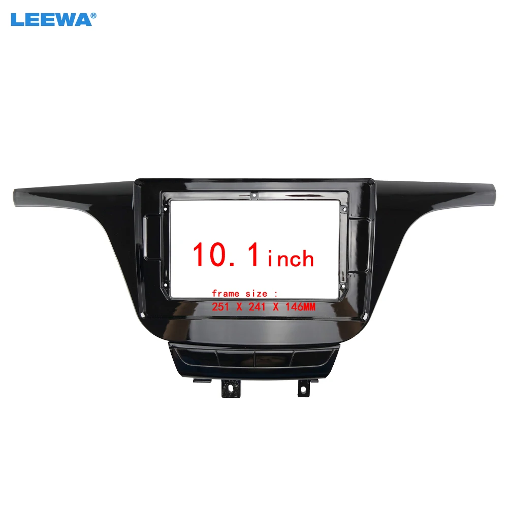 LEEWA Car Audio 10.1" Big Screen Dash Fascia Panel Frame Kit Adapter For Buick GL8 (17-18) Radio Dash Frame #CA7706
LEEWA Car Audio 10.1" Big Screen Dash Fascia Panel Frame Kit Adapter For Buick GL8 (17-18) Radio Dash Frame #CA7706