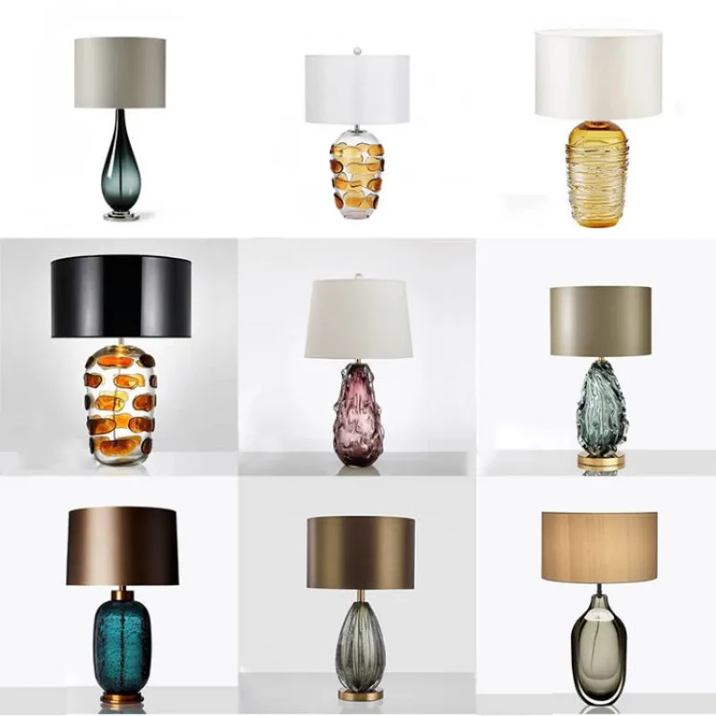 

OUFULA Nordic Glaze Table Lamp Modern Art Iiving Room Bedroom Study Hotel LED Personality Originality Desk Light
