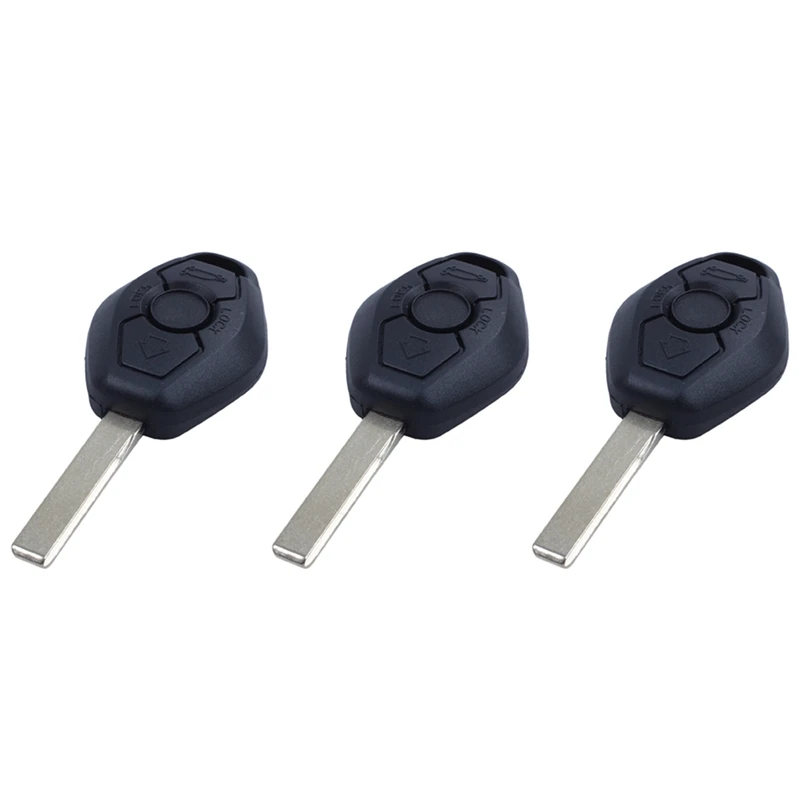 

3X Remote Key Shell 3 Button 315Mhz For BMW E81 E46 E39 E63 E38 E83 E53 E36 E85