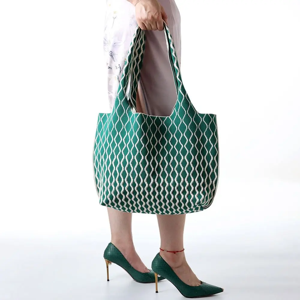 Double Knit Hand-woven Bag Handmade Plaid High-capacity Knot Wrist Bag Tote Bag Mid-autumn Festival
Double Knit Hand-woven Bag Handmade Plaid High-capacity Knot Wrist Bag Tote Bag Mid-autumn Festival