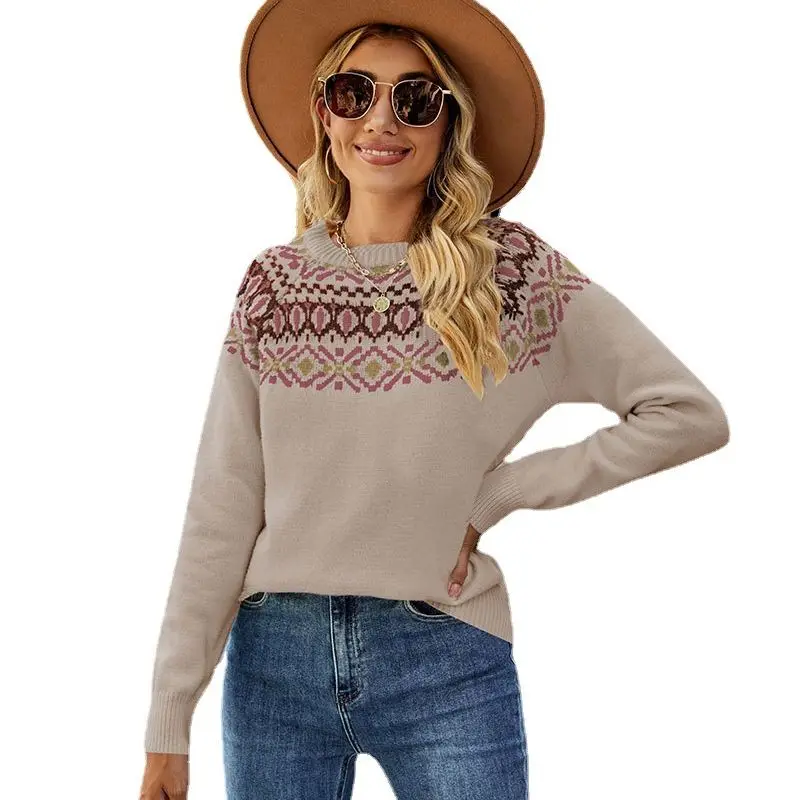 New Vintage Winter Sweater Women Clothing Jumper Knit Winter Tops Patchwork Boho Slim Pullover Female Tops
New Vintage Winter Sweater Women Clothing Jumper Knit Winter Tops Patchwork Boho Slim Pullover Female Tops