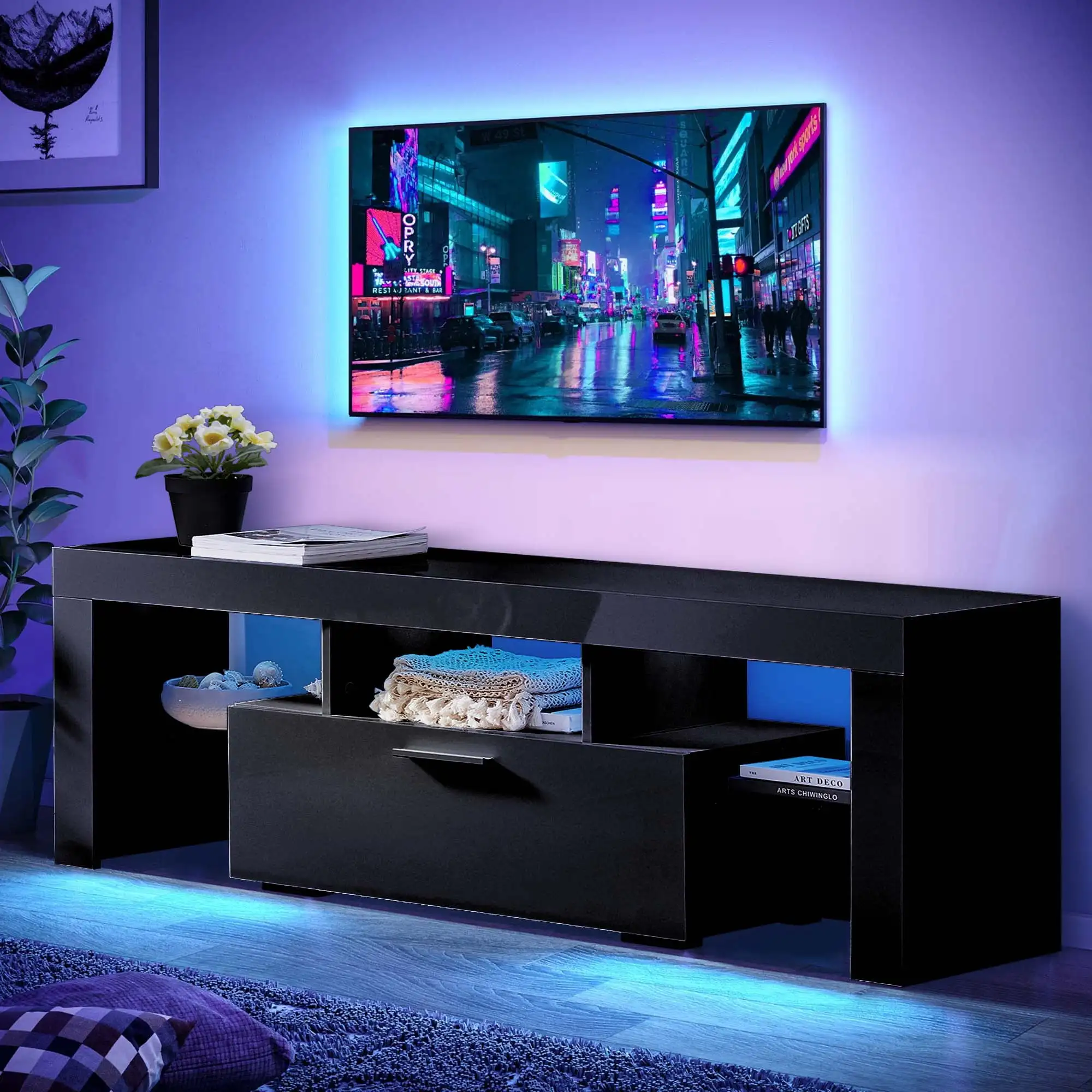 Подставка для телевизоров Aukfa светодиодный TV для телевизоров до 60 дюймов, шкафчик для хранения телевизоров для гостиной черного цвета
Подставка для телевизоров Aukfa светодиодный TV для телевизоров до 60 дюймов, шкафчик для хранения телевизоров для гостиной черного цвета