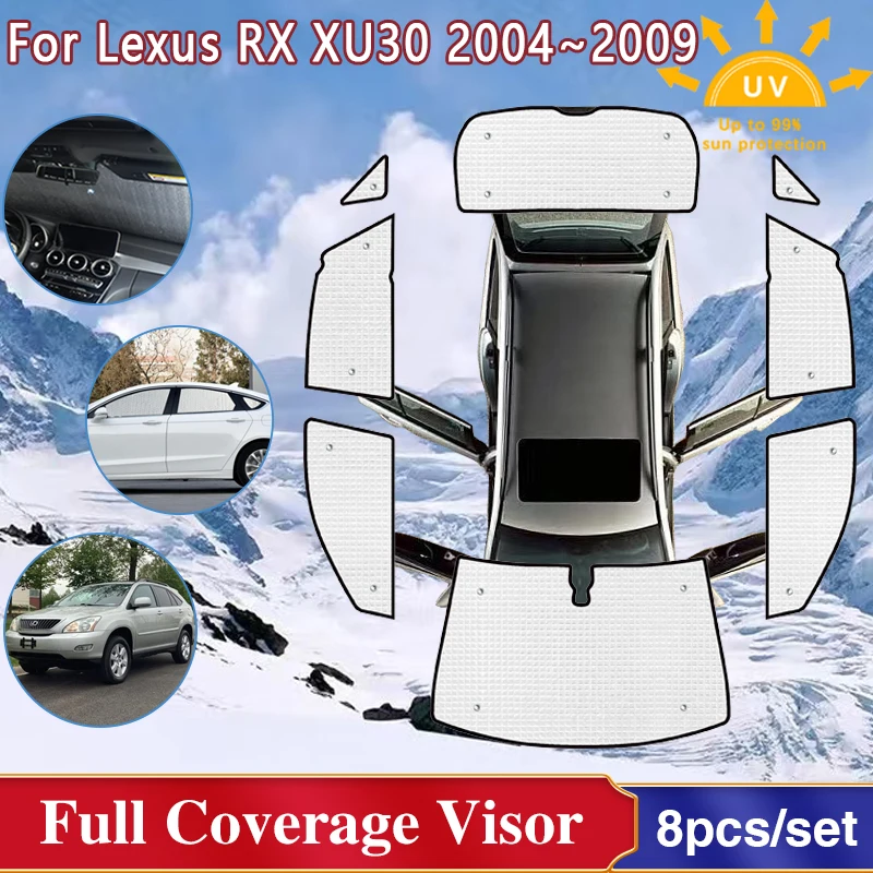 Для Lexus RX350 XU30 RX 2004 ~ 2009 Harrier лобовое стекло автомобиля солнцезащитные козырьки окна анти-УФ защита от солнца зонтик козырек автомобильные аксессуары 
Для Lexus RX350 XU30 RX 2004 ~ 2009 Harrier лобовое стекло автомобиля солнцезащитные козырьки окна анти-УФ защита от солнца зонтик козырек автомобильные аксессуары