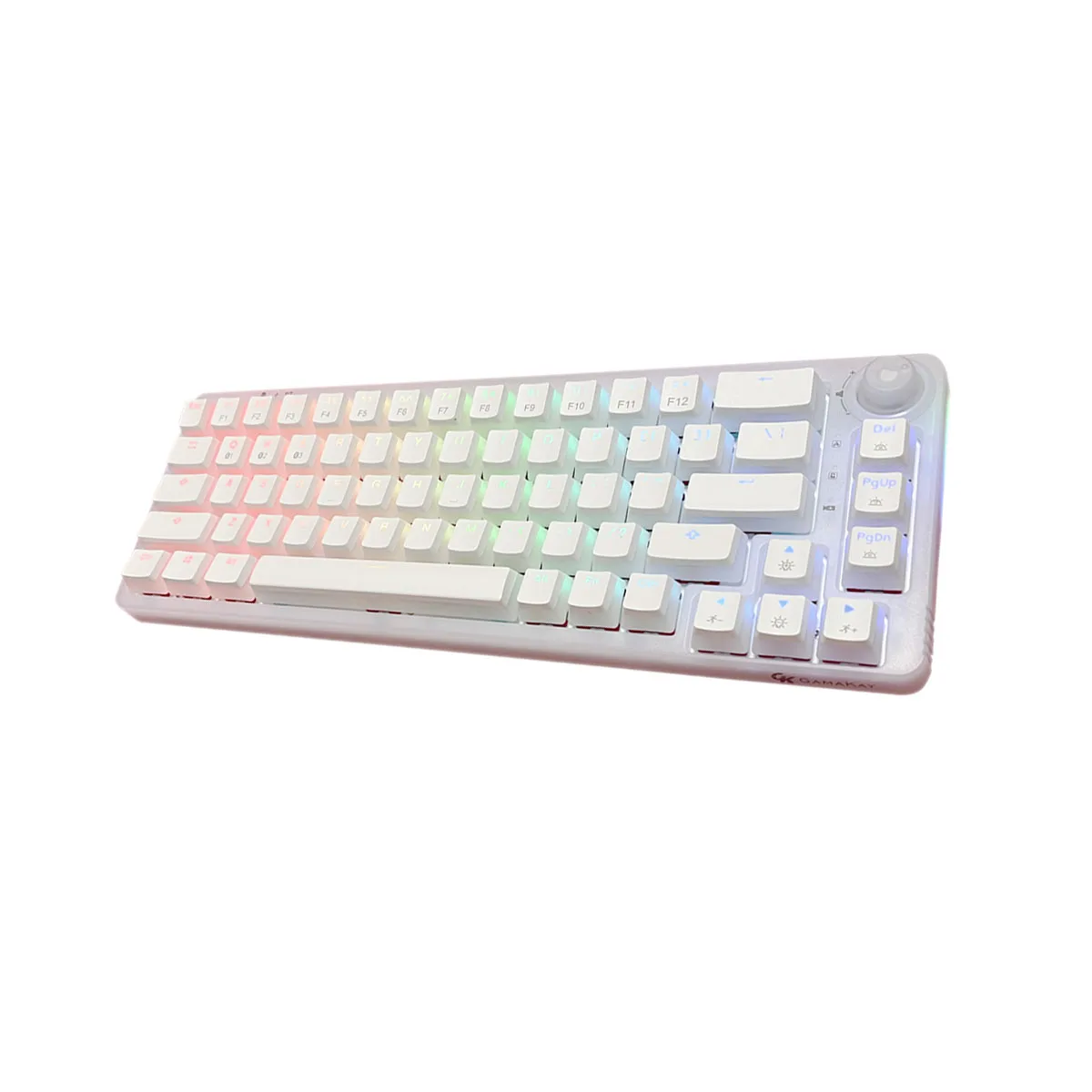 GAMAKAY LK67 2.4G Driver Milky White Pudding Keycaps Wireless RGB Hot Swappable Programmable Mechanical Keyboard for PC Laptop
GAMAKAY LK67 2.4G Driver Milky White Pudding Keycaps Wireless RGB Hot Swappable Programmable Mechanical Keyboard for PC Laptop