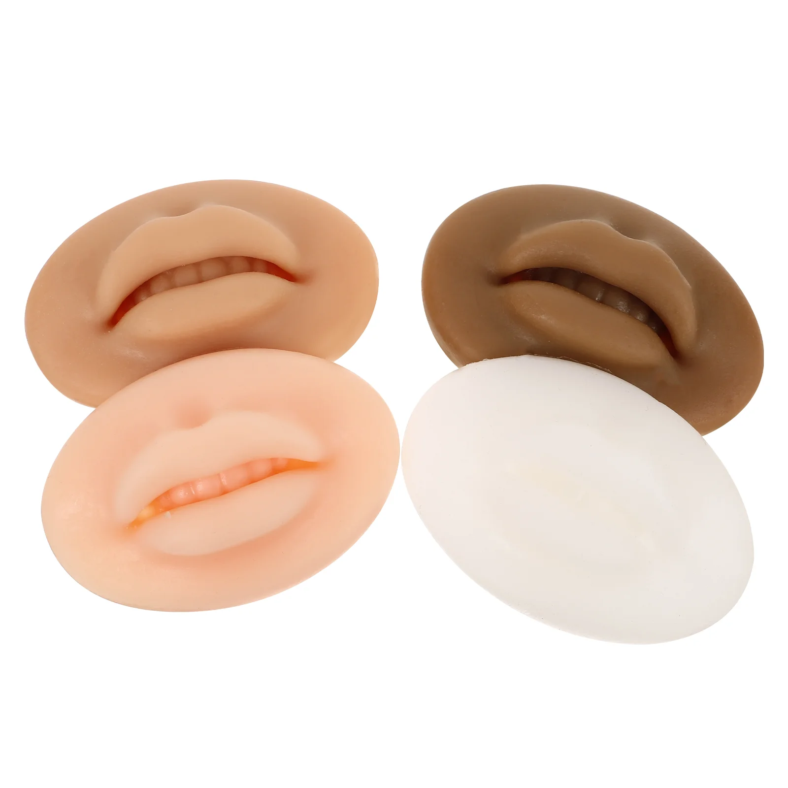 4 Pcs Three-dimensional Lip Tattoo Model Hospitals Silicone Body Parts Practice Skin Tattoos Silica Gel Faux Lips for Piercing
4 Pcs Three-dimensional Lip Tattoo Model Hospitals Silicone Body Parts Practice Skin Tattoos Silica Gel Faux Lips for Piercing