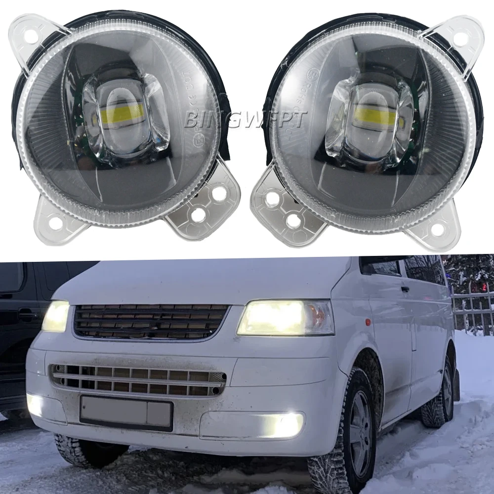 

Дневные ходовые огни для переднего бампера автомобиля VW Transporter T5 Multivan Caravelle 2003-2010, 2 шт.