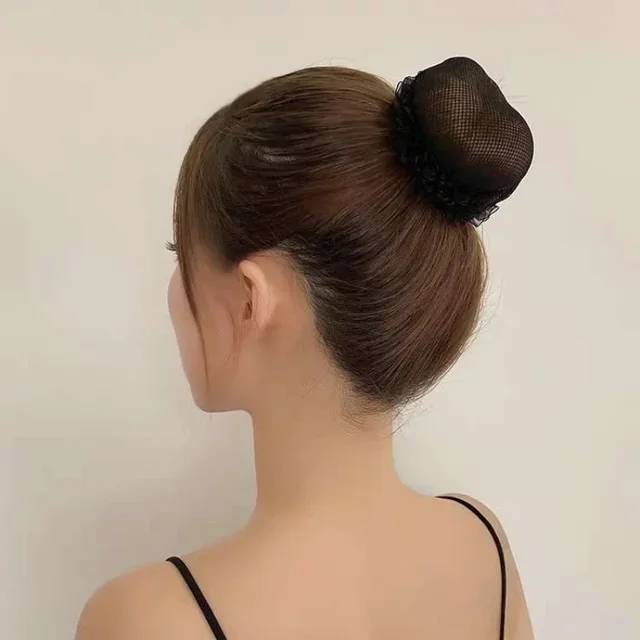 Filet à cheveux élastique de ballet pour filles, 5 couleurs, réglable, tissage de haute qualité, dentelle, bandeaux pour chignon, accessoires pour cheveux 2
