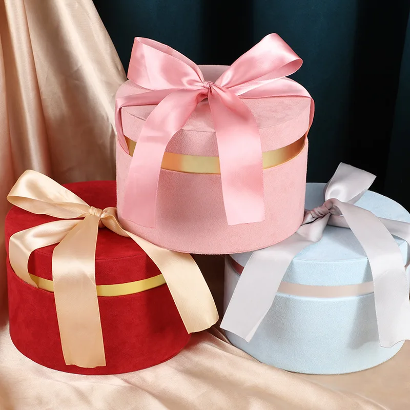 1PC Round Velvet Flower Boxes Gift Packaging Box Valentine's Day Gift Box Decoration Wedding Candy Box
1PC Round Velvet Flower Boxes Gift Packaging Box Valentine's Day Gift Box Decoration Wedding Candy Box