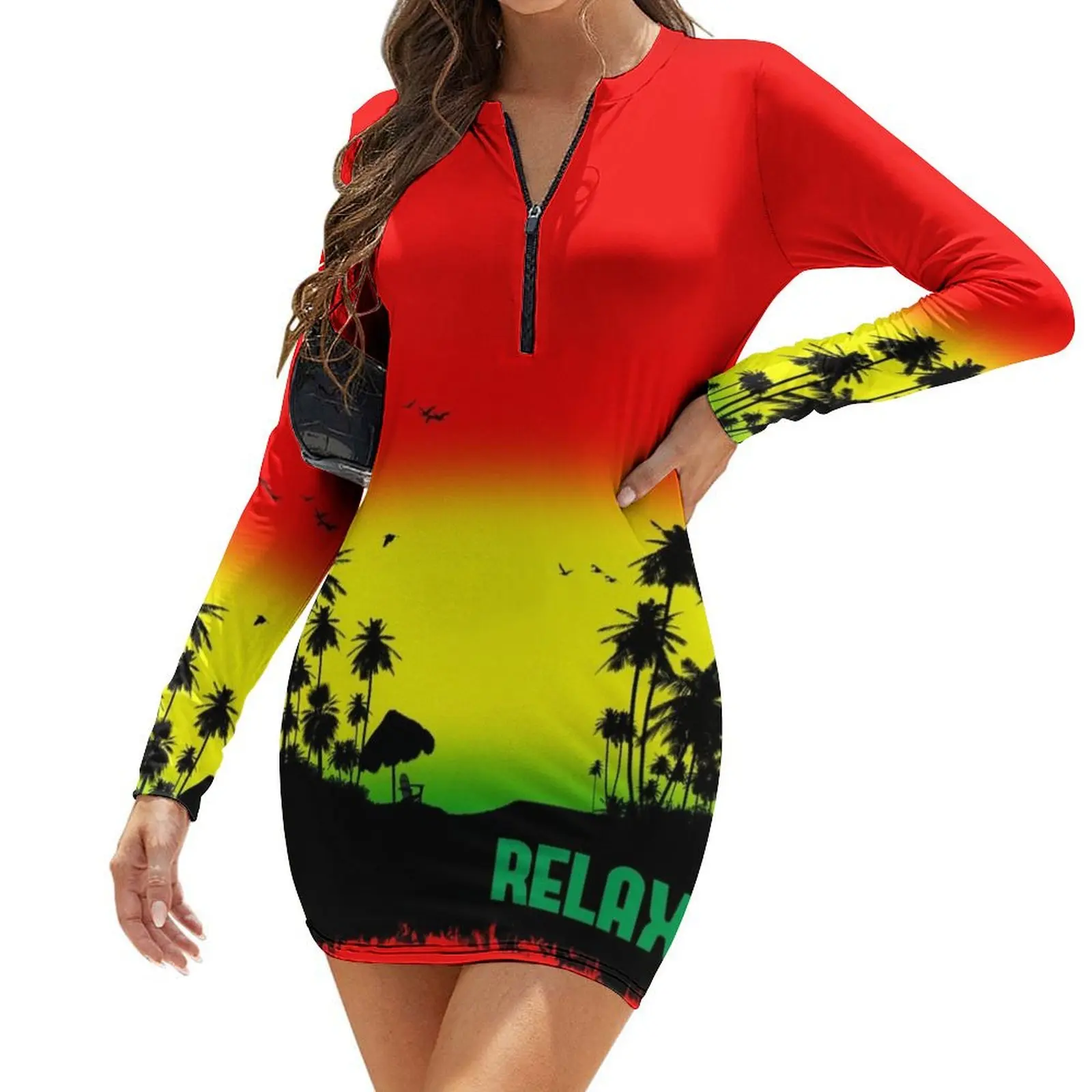 Rasta Relax Long-Sleeve Bodycon Dress luxury evening dresses for women 2024 Women dresses summer
Rasta Relax Long-Sleeve Bodycon Dress luxury evening dresses for women 2024 Women dresses summer
