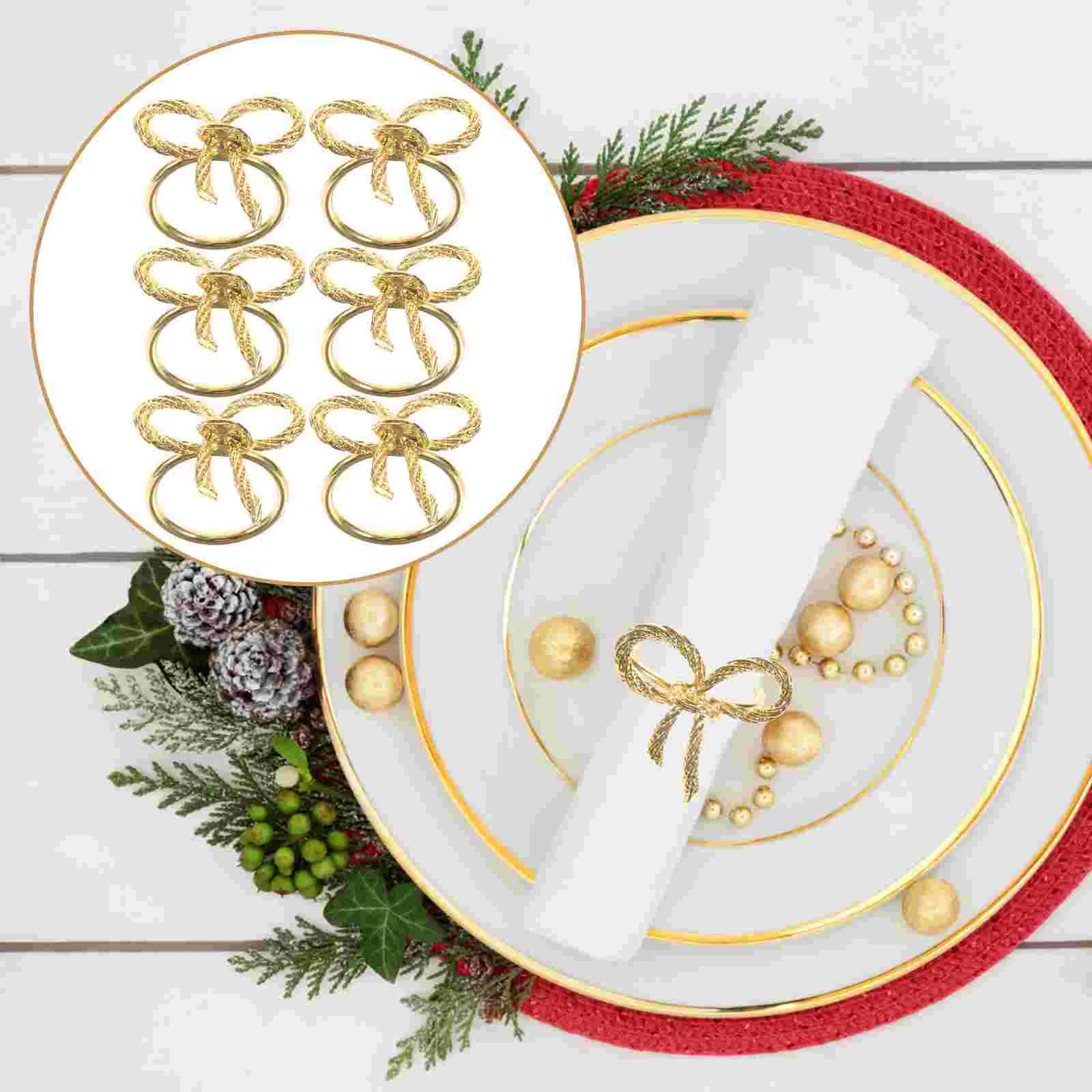 6 Pcs Napkin Buckle Gold Ring Bow Holder Christmas Dinner Supplies Banquet Hawaii Decor Rose Rings Iron Dining
6 Pcs Napkin Buckle Gold Ring Bow Holder Christmas Dinner Supplies Banquet Hawaii Decor Rose Rings Iron Dining